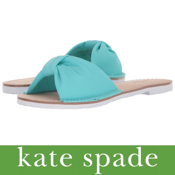 kate spade Shoes - NEW Kate Spade Womens INDI Slide Sandals Turquoise